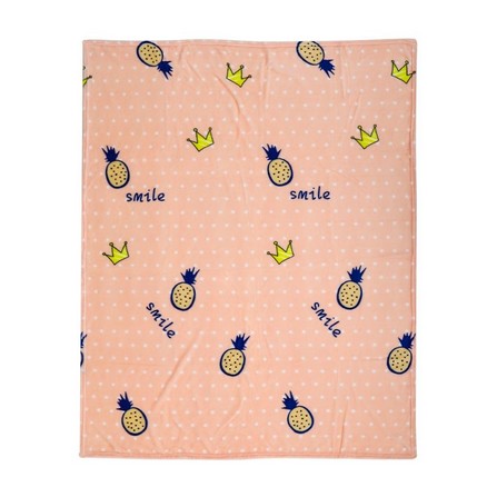 BLANKET HOME LIVING PINEAPPLE SMILE 50X60" OROSE