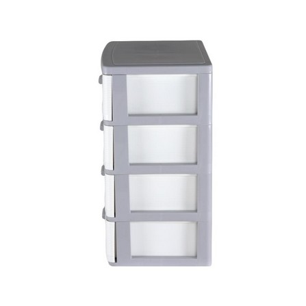 4-TIER SMALL DRAWER STACKO CR-664 39X26.5X50CM WHITE