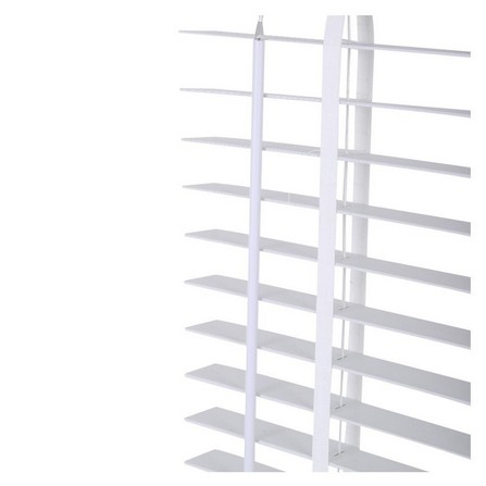 PVC SUN STRIP BLIND HOME LIVING STYLE FAUX WOOD 70X130CM WHITE