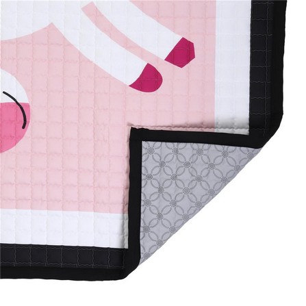 MULTIPURPOSE MAT HOME LIVING STYLE UNICORN 150X200CM PINK
