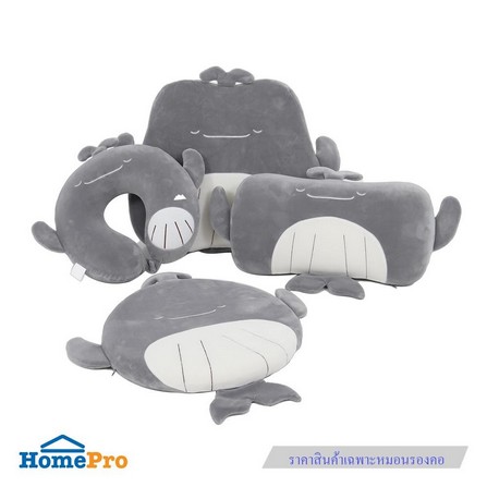 NECK PILLOW HOME LIVING STYLE FIN GREY