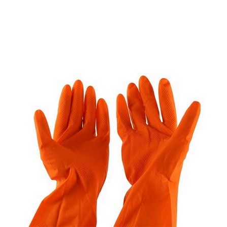 LATEX GLOVES YULONG ORANGE