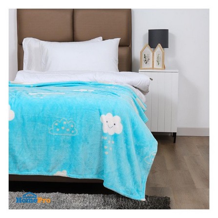 BLANKET HOME LIVING APOLLO BLUE 50X60" LIGHT BLUE