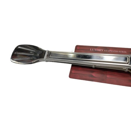 LUXORY STAINLESS STEEL 12" SERVING TONGS TH-003-02