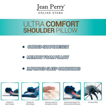 HEALTHY PILLOW  ANN TAYLOR MEMORY FOAM  ATMMRYPLW-UCMFRTSHOULDER WHITE