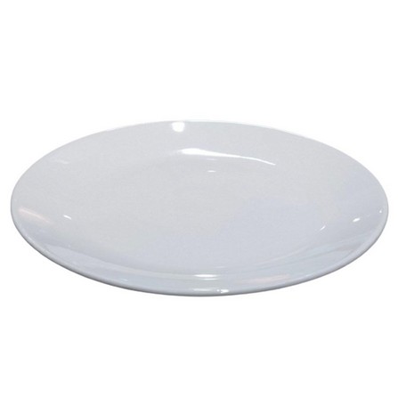 HARRIANWARE PORCELAIN  DEEP PLATE  10IN - WHITE