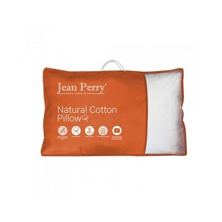JEAN PERRY PILLOW NATURAL COTTON 48X73X14CM 120247 WHITE