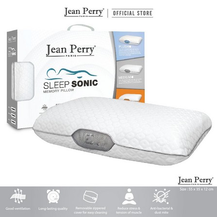 JEAN PERRY HEALTHY PILLOW SLEEP SONIC 60X40 120601 WHITE