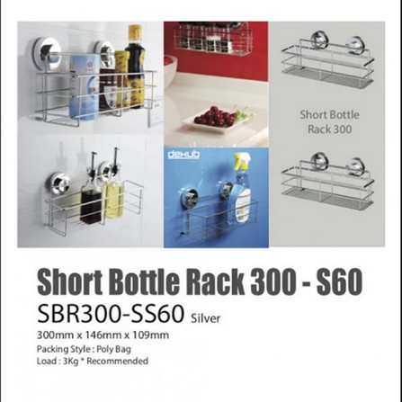DeHUB SHORT BOTTLE RACK 300 SBR300-SS60