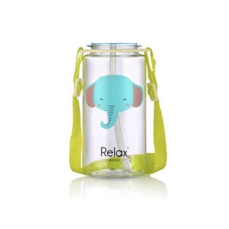 RELAX WATER BOTTLE KIDS  ELEPHANT 400ML-D7640-03