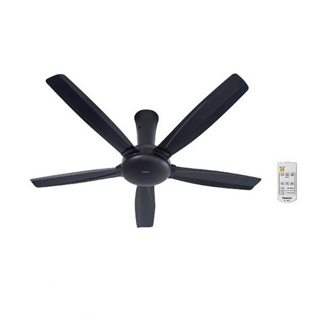 PANASONIC CEILING FAN F-M14DZV 5B BLACK 56"