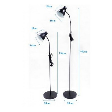 FLOOR LAMP GC-LGT2309-BK GC BLACK