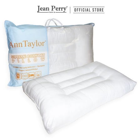 PILLOW  ANN TAYLOR  40X60X13CM AT PILLOW SUPREME WHITE