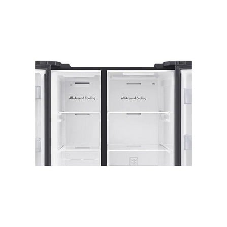 SAMSUNG SIDE BY SIDE REFRIGERATOR RS62T5F01B4/ME 660L BLACK