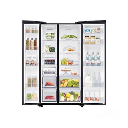 SAMSUNG SIDE BY SIDE REFRIGERATOR RS62T5F01B4/ME 660L BLACK
