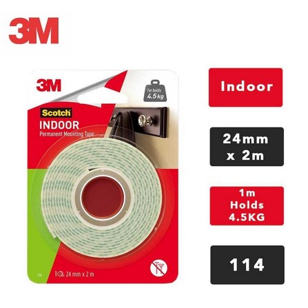 3M SCOTCH MOUNTING TAPE 24MM x 2M