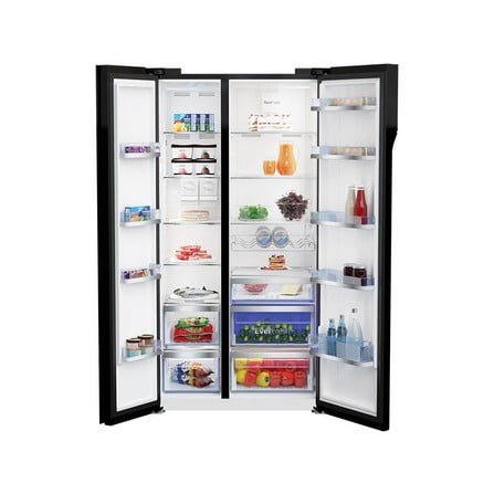 BEKO SIDE BY SIDE REFRIGERATOR GN163130ZGB 640L BLACK