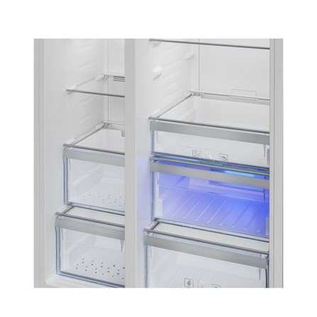 BEKO SIDE BY SIDE REFRIGERATOR GN163130ZGB 640L BLACK