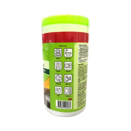 SCOTCH BRITE MULTIPURPOSE DISINFECT WIPES 85S