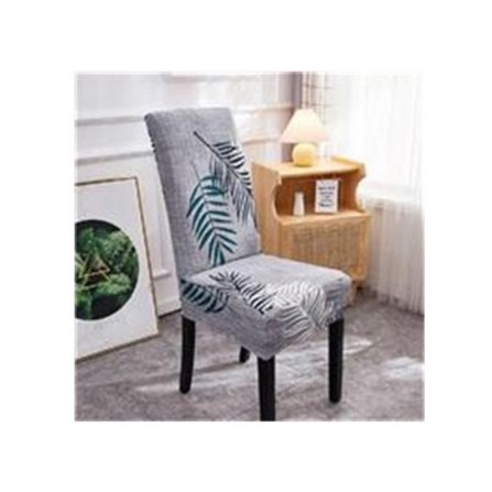 DINING CHAIR COVER 38x38c46cm PALM LEAVE