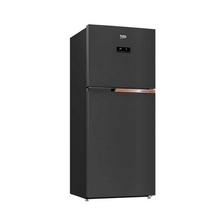 BEKO 2 DOOR REFRIGERATOR RDNT371E50VK 372L DARK INOX