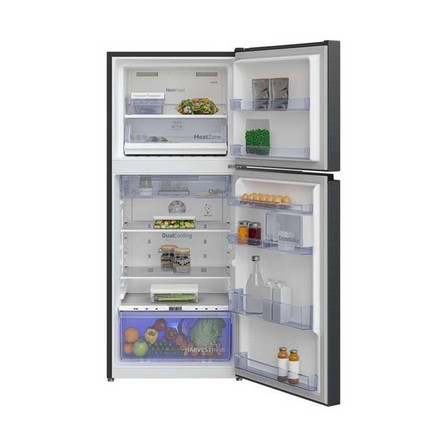BEKO 2 DOOR REFRIGERATOR RDNT371E50VK 372L DARK INOX