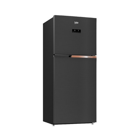 BEKO 2 DOOR REFRIGERATOR RDNT371E50VK 372L DARK INOX
