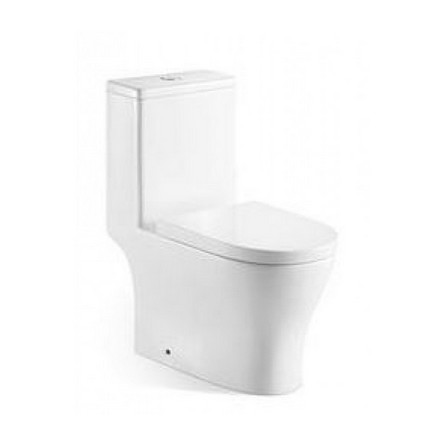 CABANA 1P TOILET CWC002 3/6L WHITE H72XW38XD68 CM