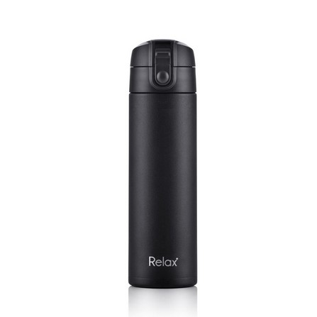 STAINLESS STEEL THERMAL FLASK 450MLD3445-08-BLACK