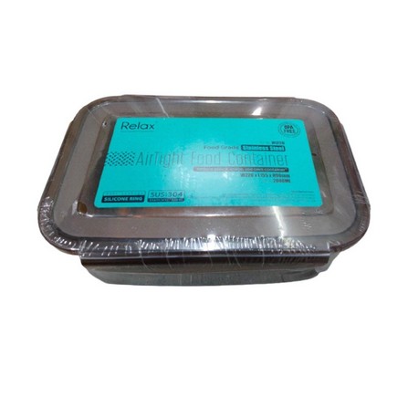 STAINLESS STEEL FOOD CONTAINER 2000ML-H1220