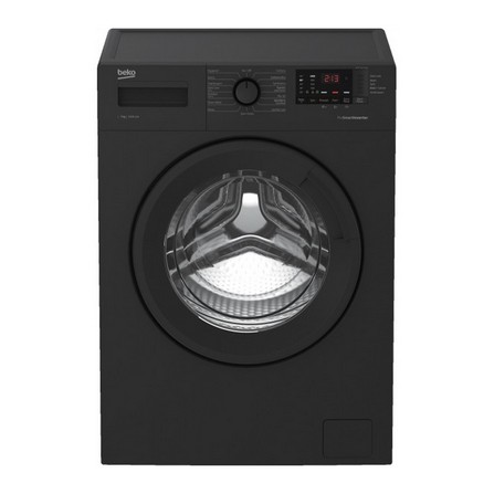 BEKO FRONT LOAD WASHING MACHINE WTE 7512 XA0A 7KG BLACK