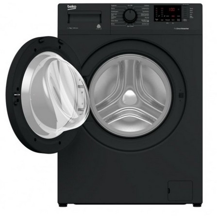 BEKO FRONT LOAD WASHING MACHINE WTE 7512 XA0A 7KG BLACK