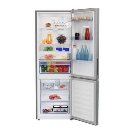 BEKO 2 DOOR REFRIGERATOR RCNT340I50VZP 340L SILVER