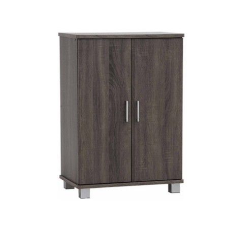 EVERETT SHOE CABINET  2 DOOR SONOMA DARK