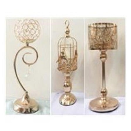 CANDLESTICK WEDDING PROPS HOLDER CUP CYSTAL FESTIVAL