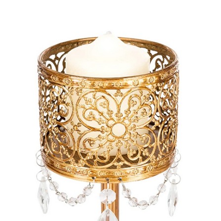 CANDLESTICK WEDDING PROPS HOLDER CUP CYSTAL FESTIVAL