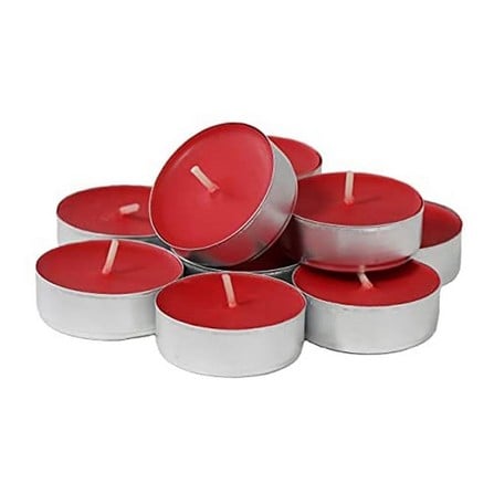 MODE RED BERRIES 4 HOUR TEALIGHT CANDLE -10 PCS