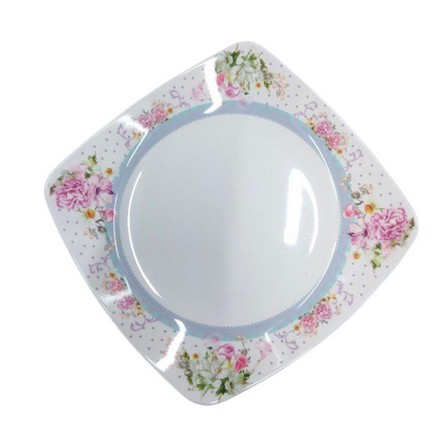 MELAMINE SQUARE PLATE 10.5" DAL-M33011