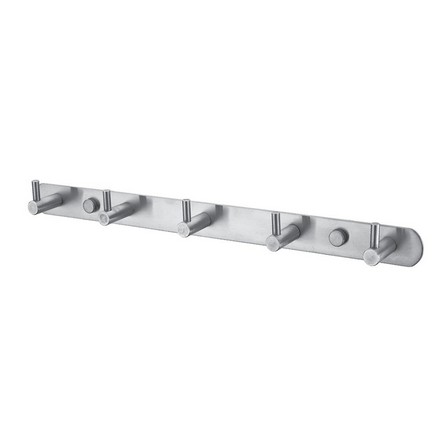 CABANA TOWEL HOOK 5 HOOKS CB8001-5 W35XD3XH3.5 CM SILVER