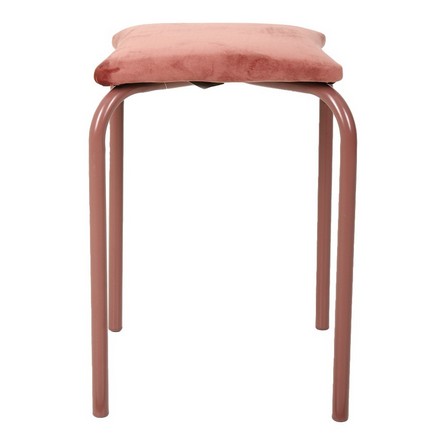 HOMEPRO FURDINI MULTIPURPOSE CHAIR METAL VELVET W34XD34XH46 CM PINK