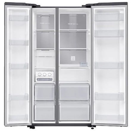 SAMSUNG SIDE BY SIDE REFRIGERATOR RS62R5031SL/ME 700L SILVER