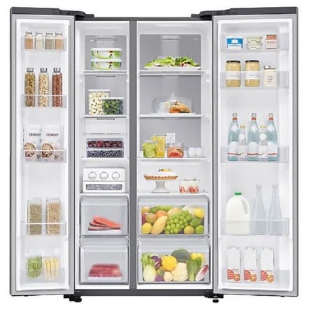 SAMSUNG SIDE BY SIDE REFRIGERATOR RS62R5031SL/ME 700L SILVER