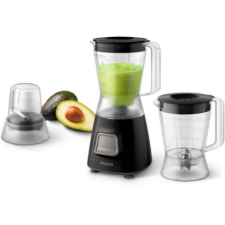 PHILIPS BLENDER HR2059/90 450W 1LITER TWIN JUG WITH MILL