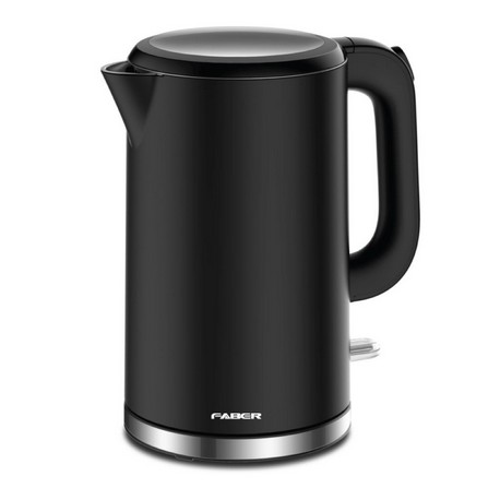 FABER KETTLE FCK DW2200 2200WATT 1.7LITER DOUBLE WALL BLACK