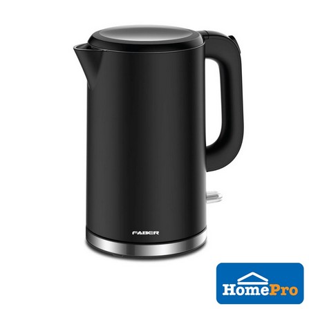FABER KETTLE FCK DW2200 2200WATT 1.7LITER DOUBLE WALL BLACK