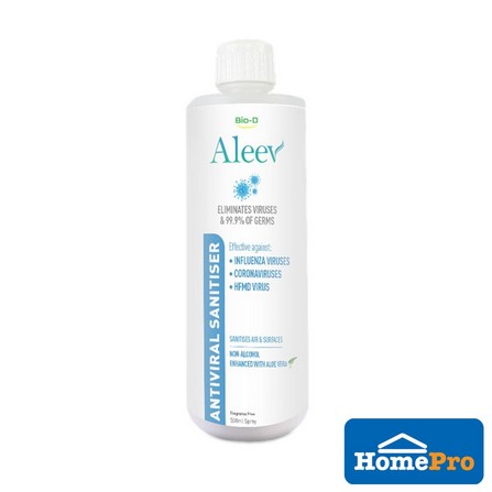 ALEEV ANTIVIRAL SANITIZER 500ML FOR AIR & SURFACE. KILLS 99.9% OF VIRUSES AND GERMS. (READY STOCK !!)