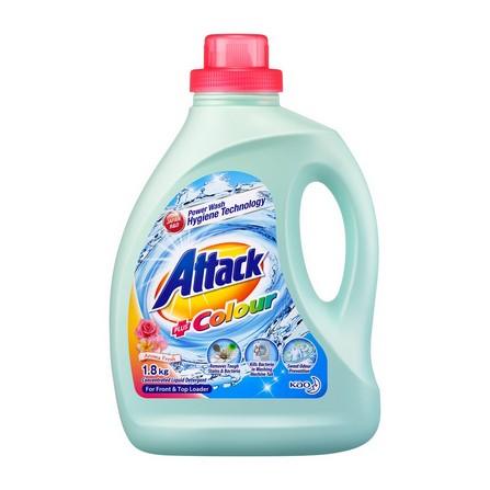 ATTACK LIQUID DETERGENT PLUS COLOUR 1.8KG AROMA FRESH