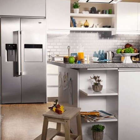 BEKO 2 DOOR REFRIGERATOR RDNT231I50VZS 230L SILVER