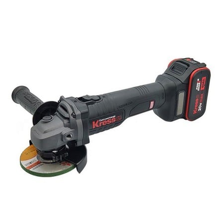 KRESS ANGLE GRINDER BRUSHLESS CORDLESS KU800 4" 20V BLACK