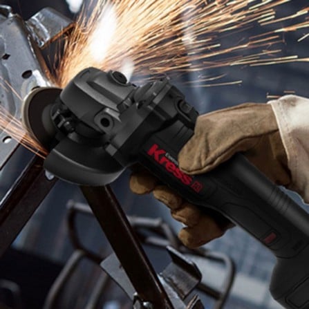 KRESS ANGLE GRINDER BRUSHLESS CORDLESS KU800 4" 20V BLACK